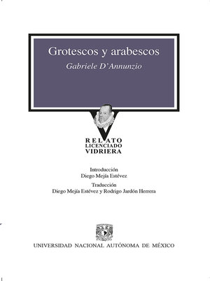 cover image of Grotescos y arabescos